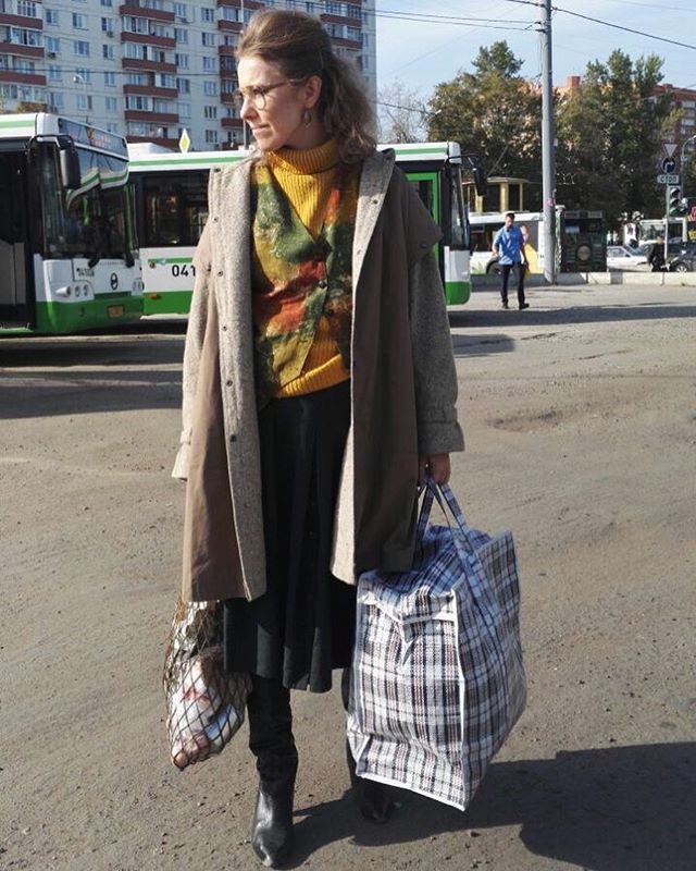 Базар-style: Ксения Собчак шокировала антигламурным образом